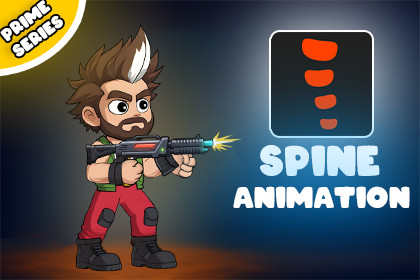 Kane 2D Animated Spine Character(Prime Series)