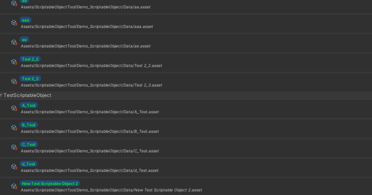 ScriptableObjectEditor | Utilities Tools | Unity Asset Store