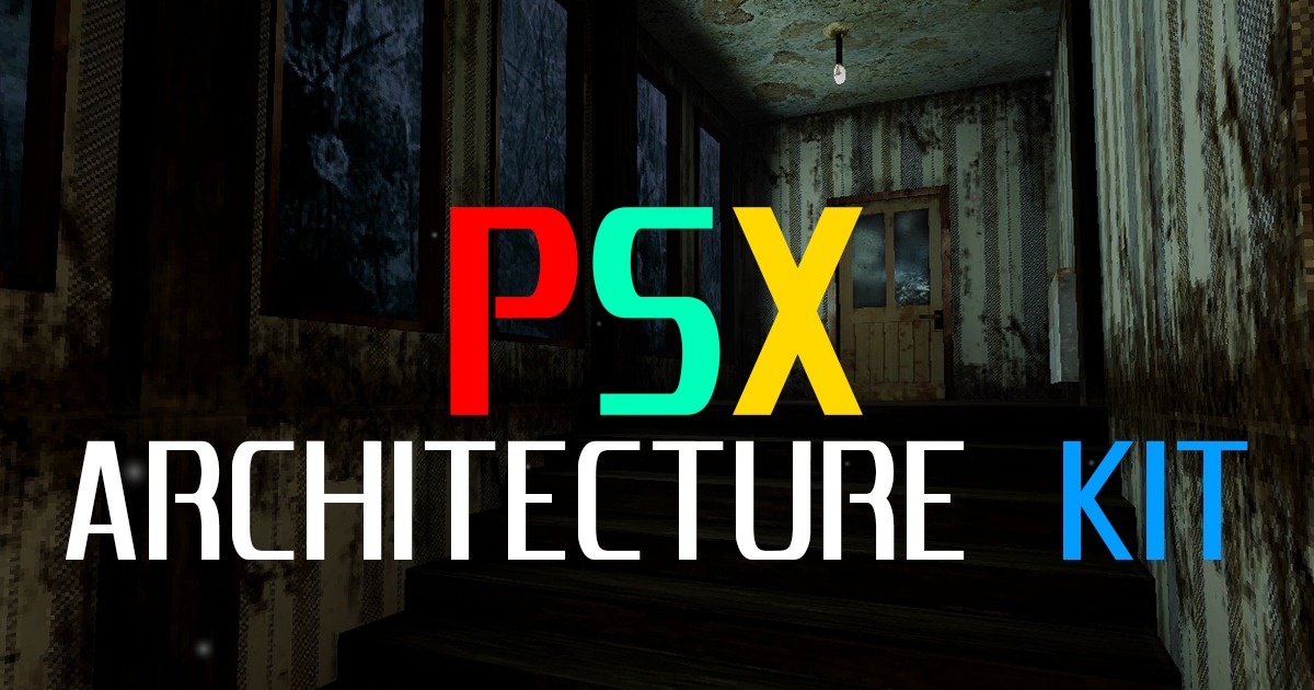 Modular PSX House Architecture Kit | 3D Environments | Unity Asset Store