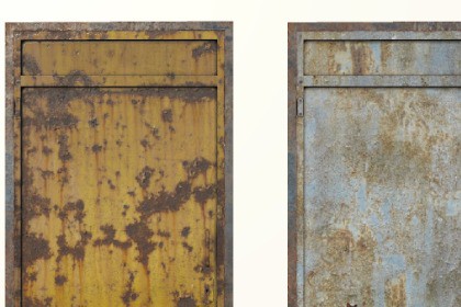 Rusty Metal Doors