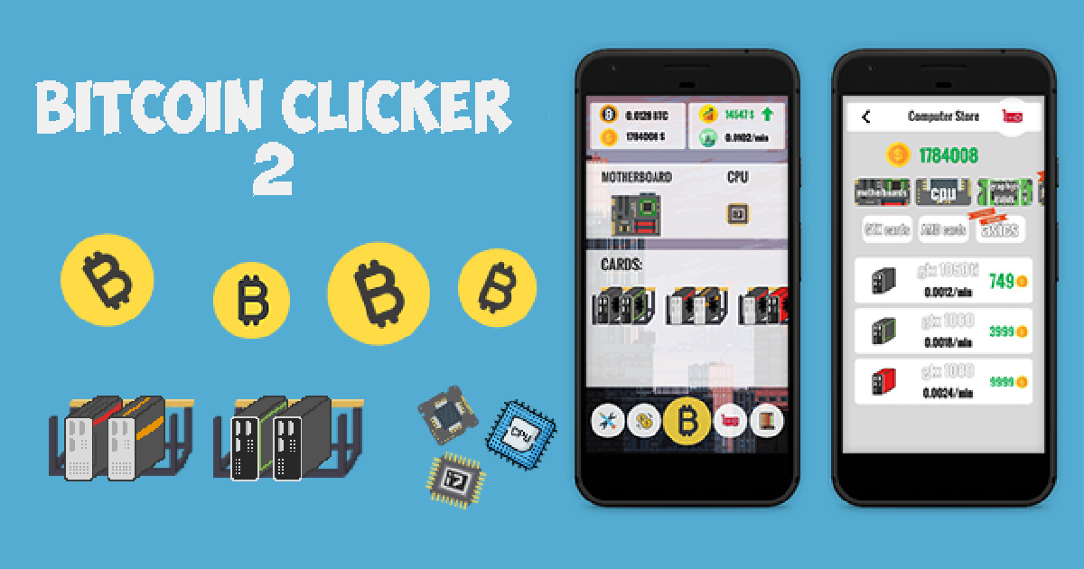 Bitcoin Clicker / Miner Simulator 2 | Packs | Unity Asset Store
