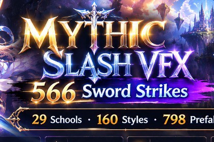 Mythic Slash VFX: 566 Sword Strikes