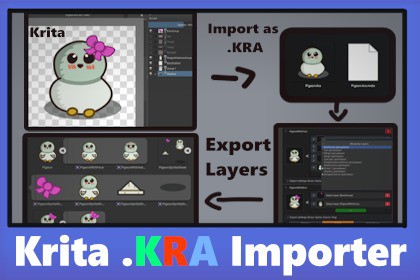 Krita File Importer (.kra)