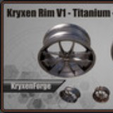 Kryxen Rim V1 - Titanium - Game Ready