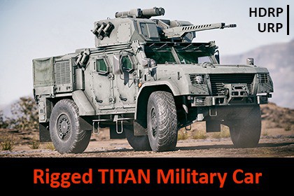 Rigged Military Car Titan
