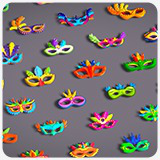 65+ Carnival Feather Mask Mega Pack - Kids Party Masks - Stylized Costume Masks