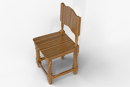 Traditional Hardwood Chair
