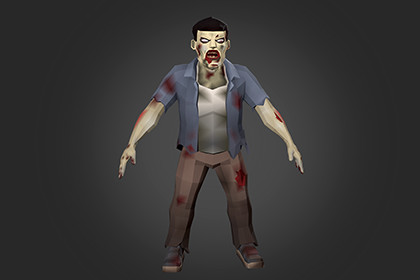 Male Zombie character