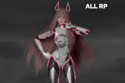 Stellar Aerith - Anime Sci-fi Girl