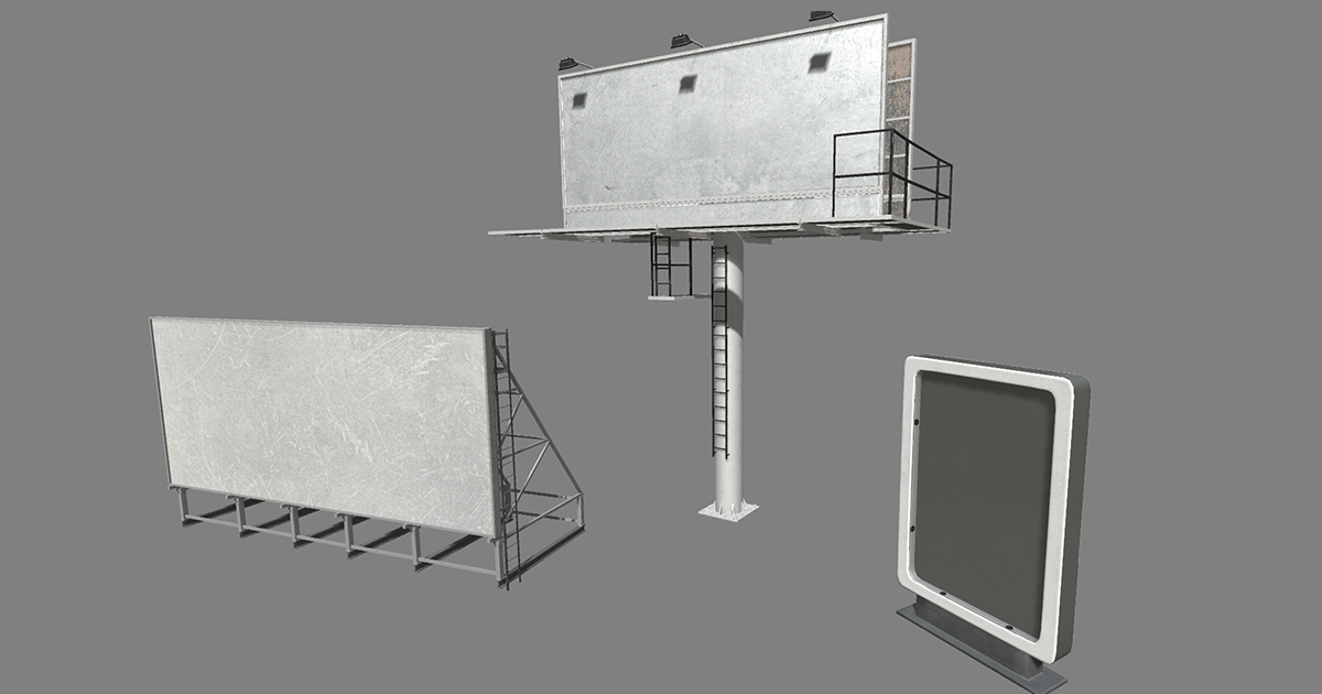 Billboard Pack | 3D Exterior | Unity Asset Store