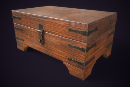 Old wooden chest
