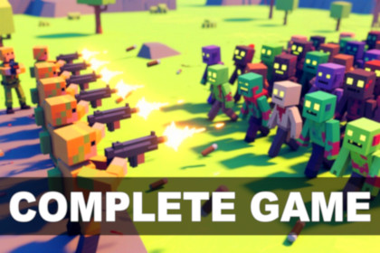 Zombie Rush Survival - Complete Mobile Game Template