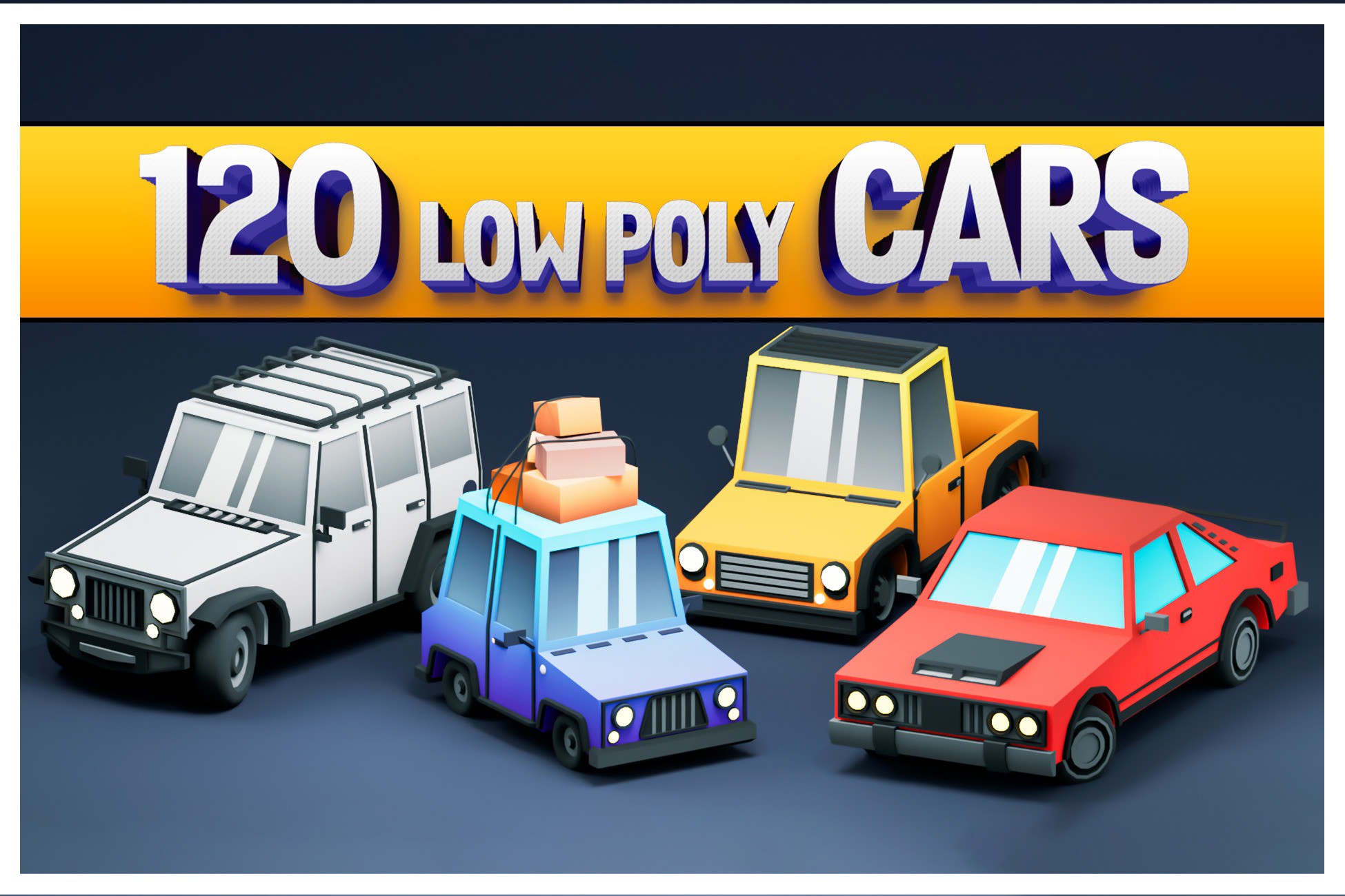 Low Poly Vehicle Collection 3