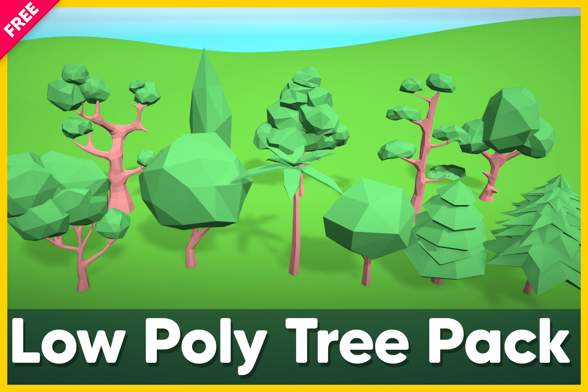 Low Poly Free Tree Pack | 3D Trees | Unity Asset Store