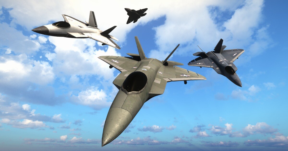 PBR Realistic Fighter Jets (Raptors) | 3D Air | Unity Asset Store