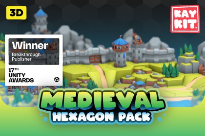 KayKit - Medieval Hexagon Pack (for Unity)