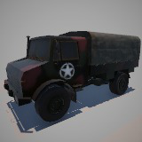 Low/Mid Poly Military Truck (Modular)