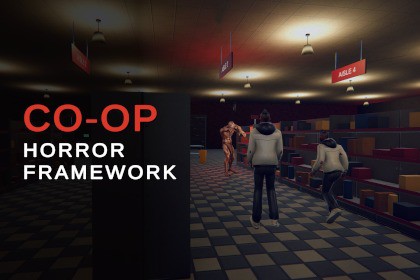Co-op Horror Survival System – Easy Multiplayer Template