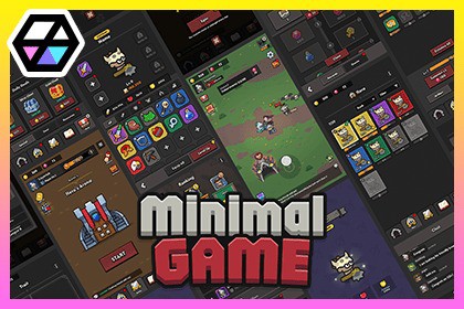 GUI Pro - Minimal Game Dark