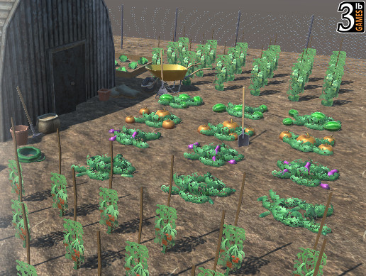 Low Poly Garden Pack | 3D Plants | Unity Asset Store