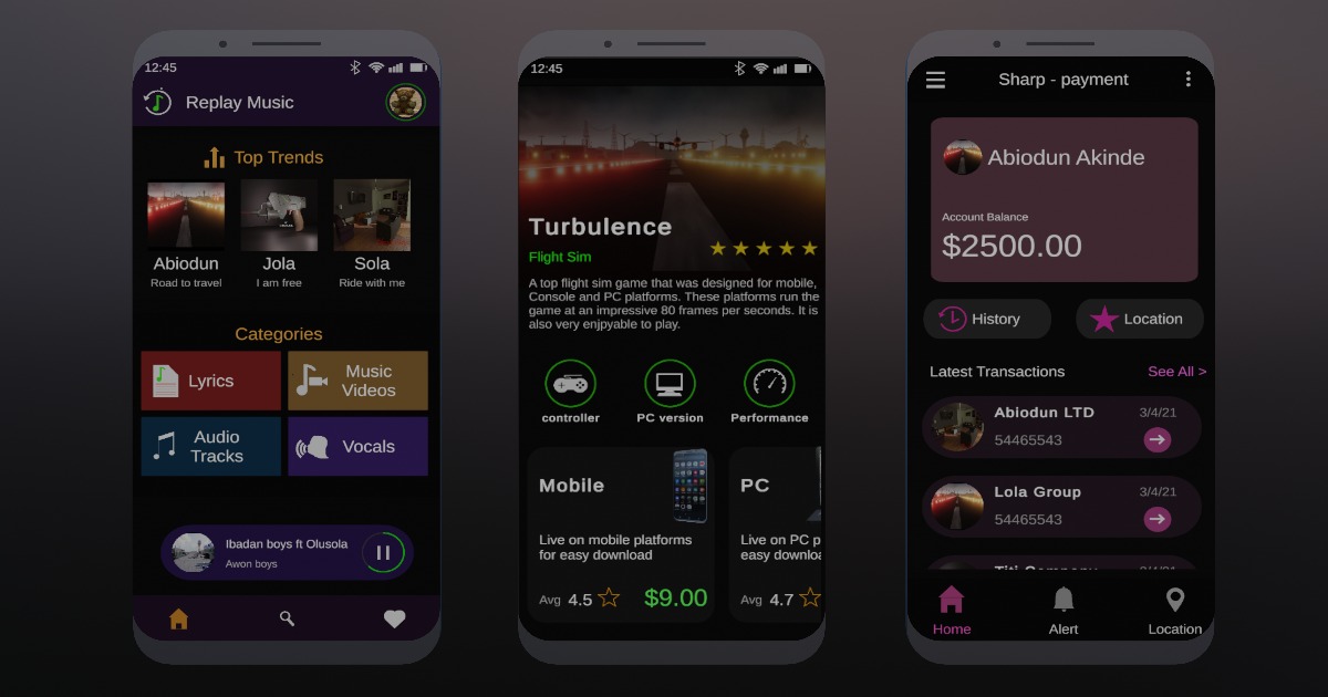 Mobile App UI Template (PRO) | Packs | Unity Asset Store