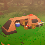 LOW POLY - Research camp (Survival Camp, Survival props, Survival, Camping)