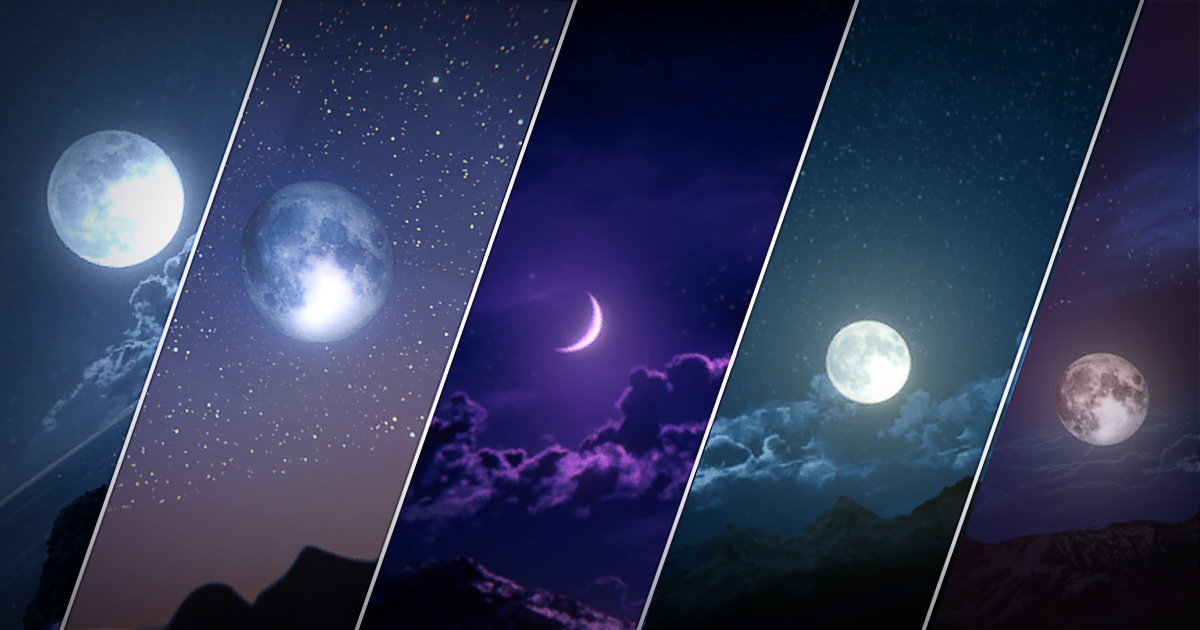 5 Night Skyboxes | 2D Sky | Unity Asset Store