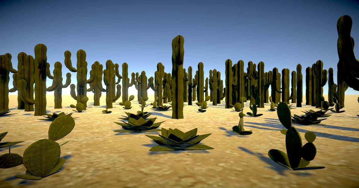 Desert Vegetation (Cactus Package) | 3D Plants | Unity Asset Store