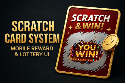 Scratch Card System – Interactive Reward & Lottery UI