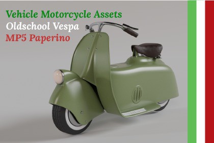 Motorcycle Vespa MP5