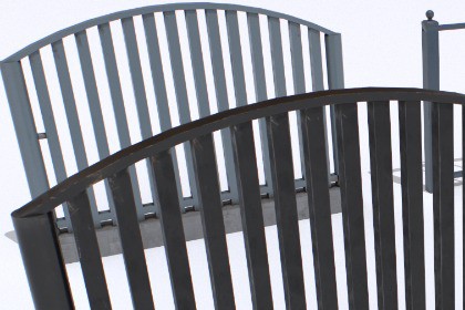 Metal Fences Pack 4