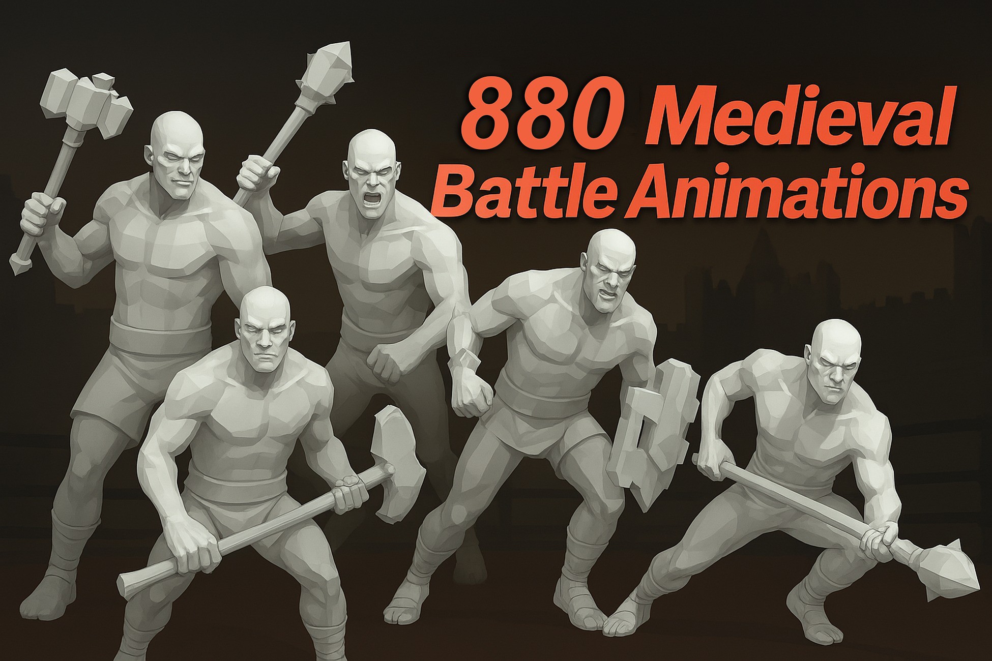Midival Unity Medieval Battle Animation Pack | 3D 애니메이션 | Unity Asset Store