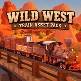 Low Poly Wild West Train Pack