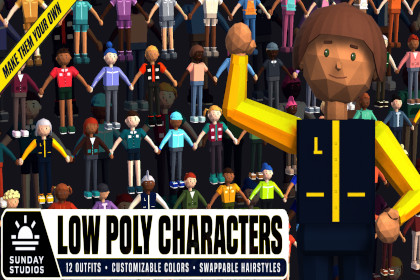 Sunday Studios - Low Poly Characters