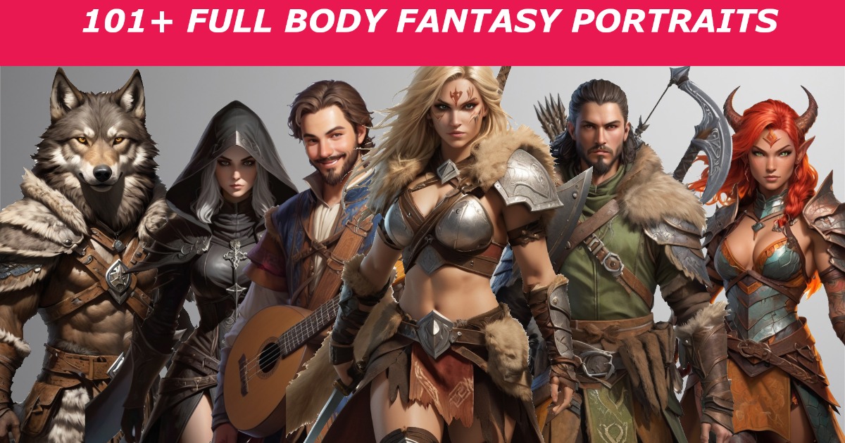 Character Portrait Pack - Fantasy Edition 2 | 2D GUI | Unity Asset Store