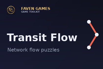 Transit Flow - Network Puzzle Framework