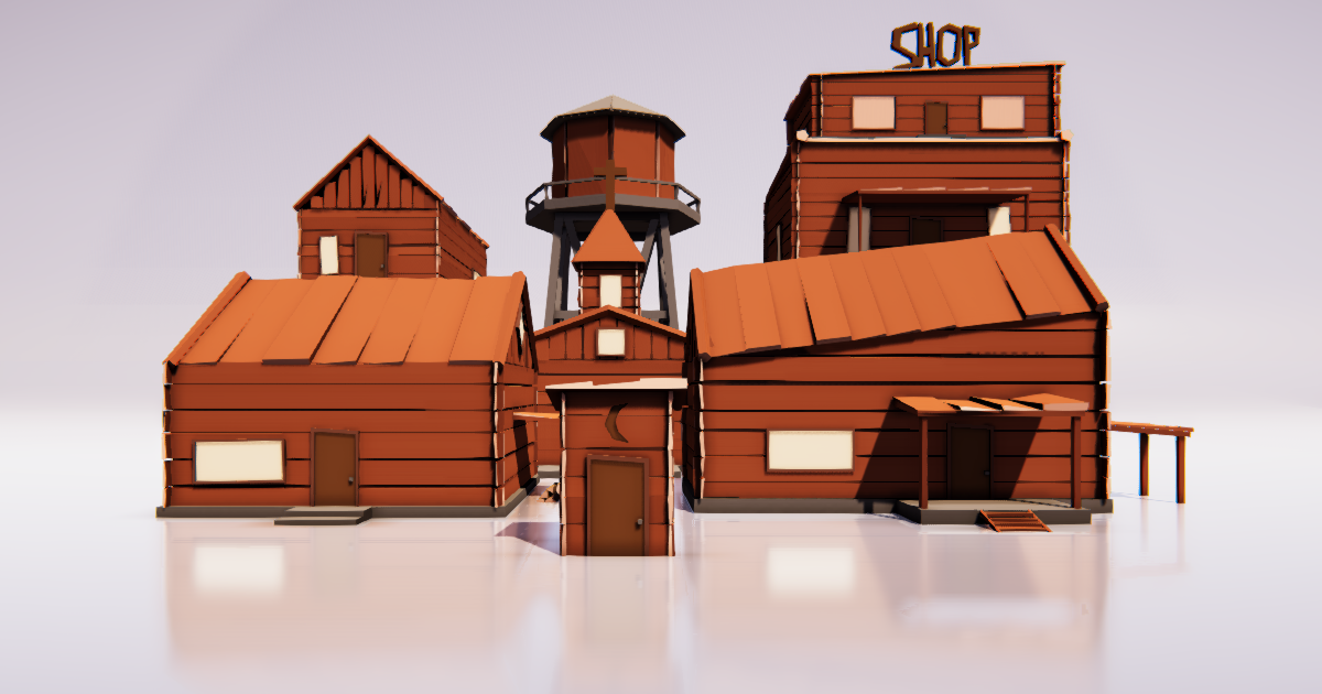 Low Poly Cabin Pack | 3D Exterior | Unity Asset Store