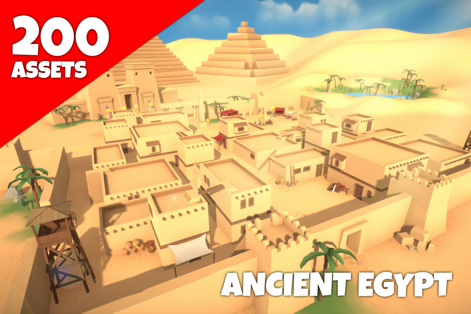 Ultimate LowPoly Egypt Pack 3D Historic Unity Asset Store