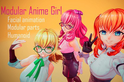 Anime Girl Modular
