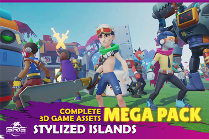 Stylized Islands - Complete 3D Game Assets Mega Pack