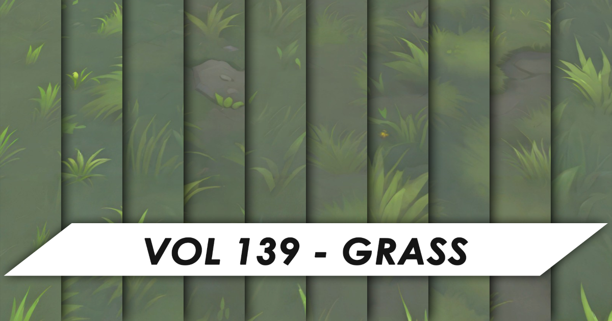 Turf 2d Stylized Textures - Vol 139 - Grass | 2D Textures & Materials | Unity ...