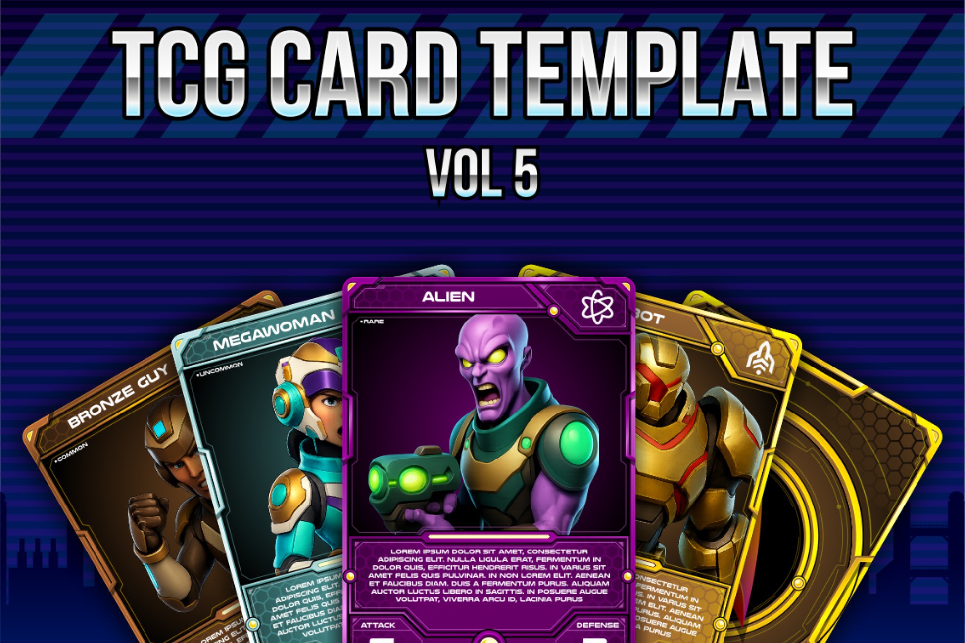 2d Card Model TCG Card Game Template vol. 5 | 2D | Unity Asset Store