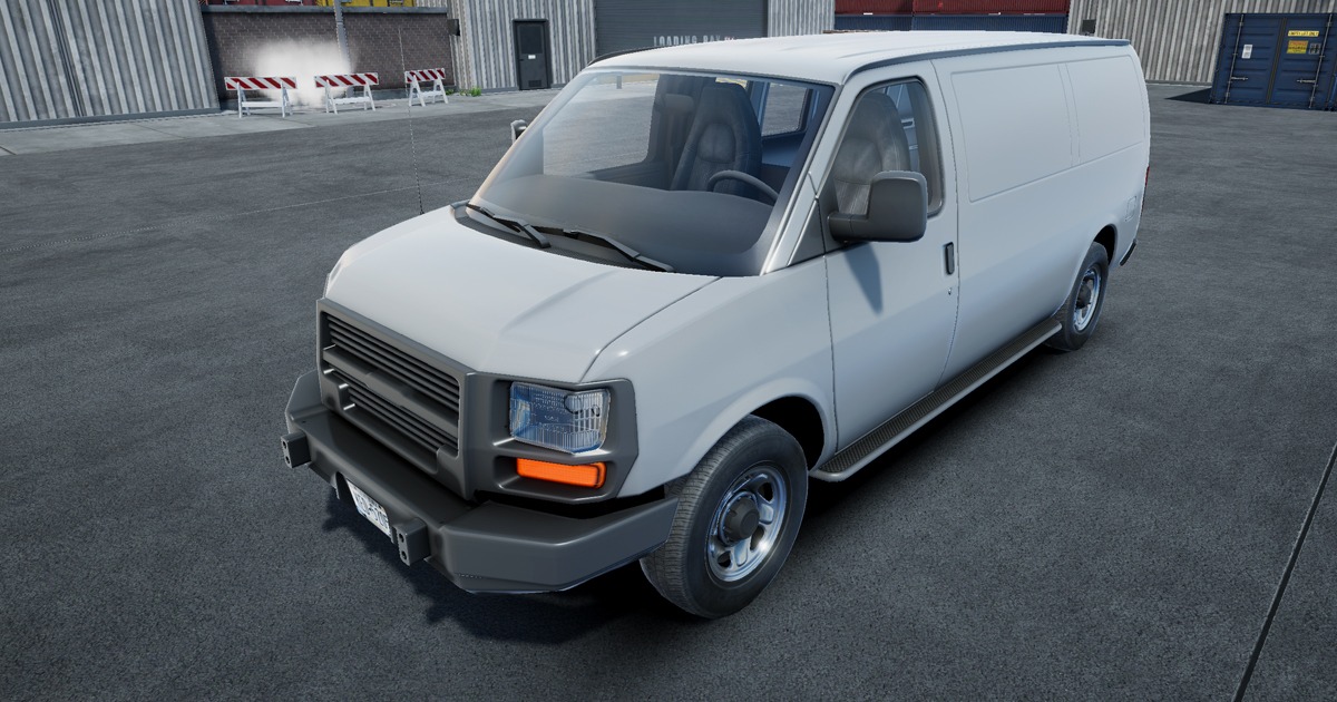 Industrial american van | 3D Vehicles | Unity Asset Store