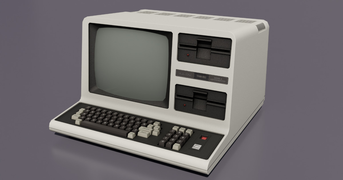 Retro Computer 4 Retro computer RS_80 | 3D 电子产品 | Unity Asset Store