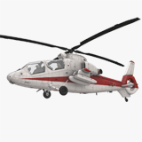 OH-1 Ninja JGSDF White Basic Animation (446)