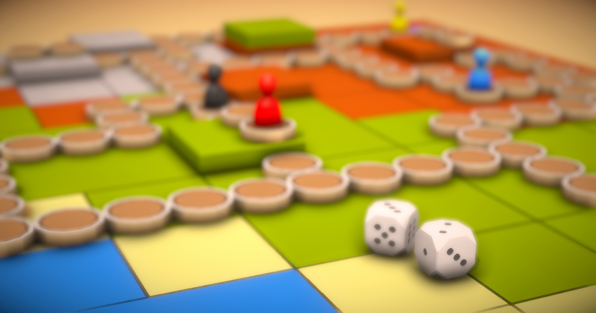FlatPoly Board Game Assets 3D Props Unity Asset Store