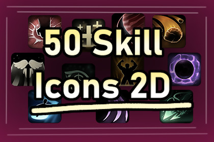2D Skill Icons Mega Pack