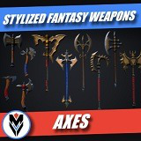 Stylized Fantasy Weapons - Axes