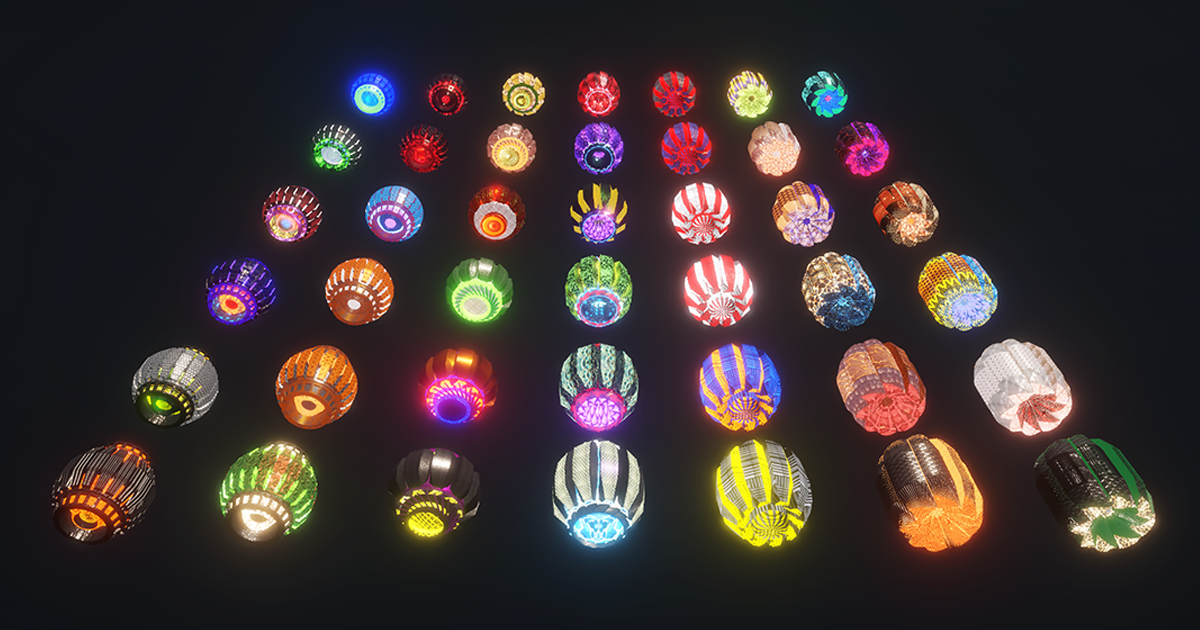 Rolling Balls Sci-fi Pack 3 | 3D Props | Unity Asset Store