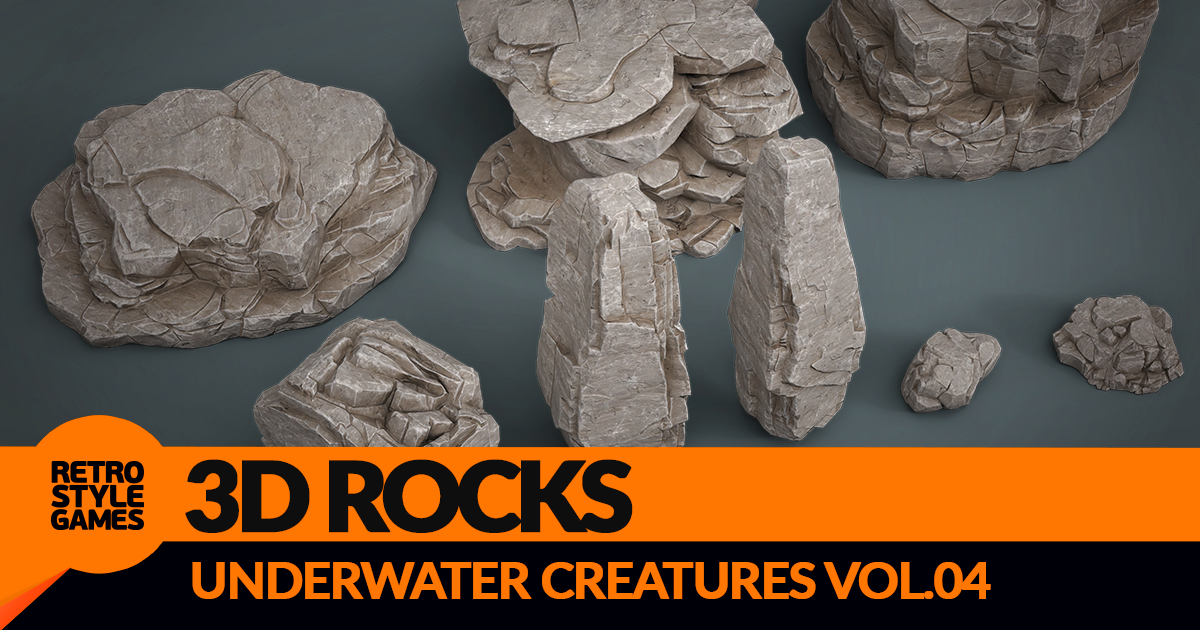 3D Underwater Rocks Pack | 3D Environments | Unity Asset Store